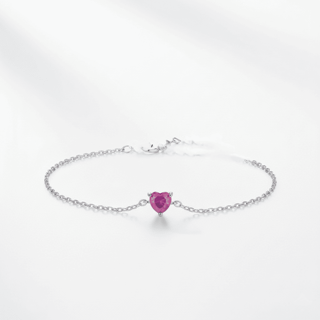 Pulseira Pink Heart